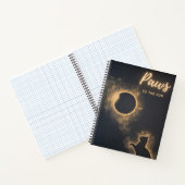 Spiral Notebook Pads to Sun Celestial Cat Art Notizblock (Innenseite)
