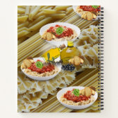 Spiral Notebook Pasta Olivenöl Brot Notizblock (Rückseite)