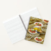 Spiral Notebook Pasta Olivenöl Brot Notizblock (Innenseite)