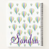 Spiral Notebook Pastel Parachutes Notizblock (Rückseite)