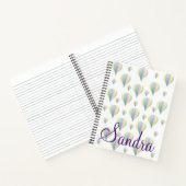Spiral Notebook Pastel Parachutes Notizblock (Innenseite)