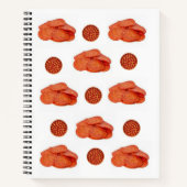 Spiral Notebook Pepperoni Notizblock (Vorderseite)