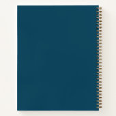 Spiral Notebook , Personalized Gift Notizblock (Rückseite)