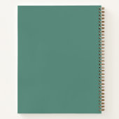 Spiral Notebook , Personalized Gift Notizblock (Rückseite)