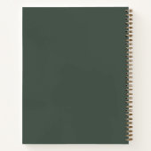 Spiral Notebook, Personalized Gift Notizblock (Rückseite)