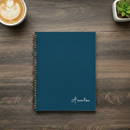 Spiral Notebook , Personalized Gift Notizblock