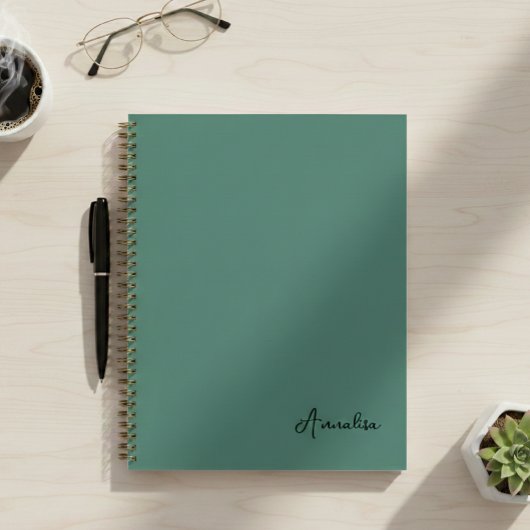 Spiral Notebook , Personalized Gift Notizblock