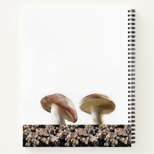 Spiral Notebook-Pilz Notizblock (Rückseite)