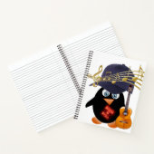 Spiral Notebook Pinguin Gitarre Rock Music Notizblock (Innenseite)