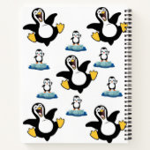 Spiral Notebook Pinguin Notizblock (Rückseite)