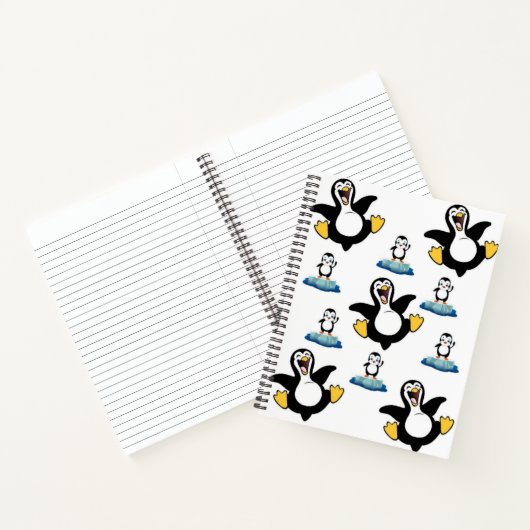 Spiral Notebook Pinguin Notizblock (Innenseite)