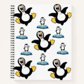 Spiral Notebook Pinguin Notizblock (Vorderseite)