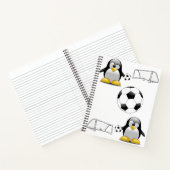 Spiral Notebook Pinguin Soccer Ball Notizblock (Innenseite)