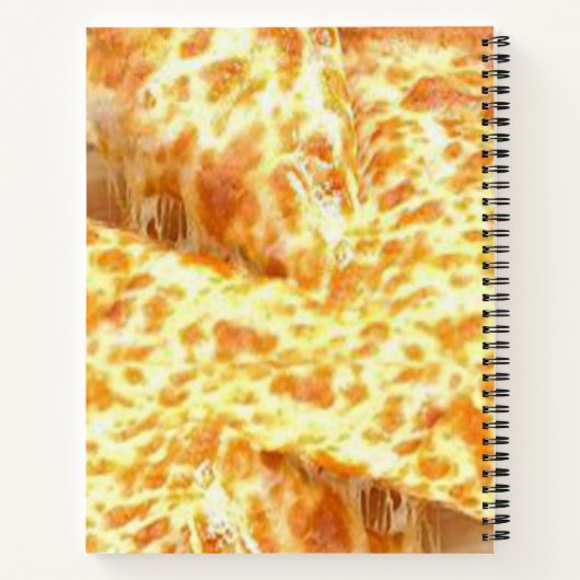 Spiral Notebook Pizza Notizblock (Rückseite)