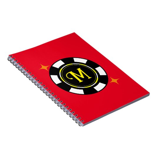 Spiral-Notebook - Poker Personalisiert (Start hinz Notizblock (Rechte Seite)
