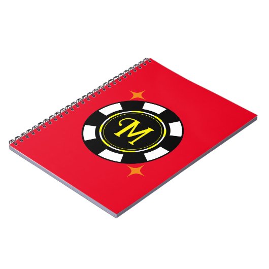 Spiral-Notebook - Poker Personalisiert (Start hinz Notizblock (Linke Seite)