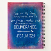 Spiral Notebook - Psalm 32:7 Notizblock (Rückseite)
