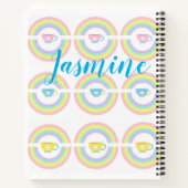 Spiral Notebook Rainbow Teacup Notizblock (Rückseite)