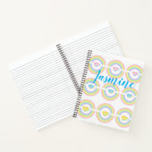 Spiral Notebook Rainbow Teacup Notizblock (Innenseite)