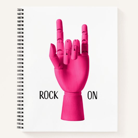 Spiral Notebook - Rock On! Notizblock (Vorderseite)