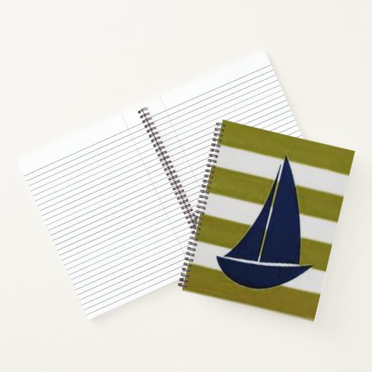 Spiral Notebook Sailboat Notizblock (Innenseite)
