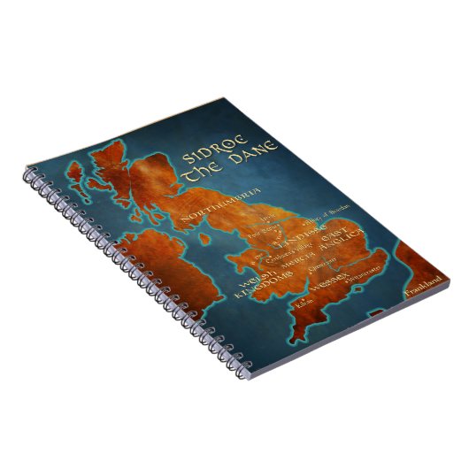 Spiral Notebook - Sidroc The Dane Map Notizblock (Rechte Seite)