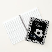 Spiral Notebook Soccer Ball Notizblock (Innenseite)