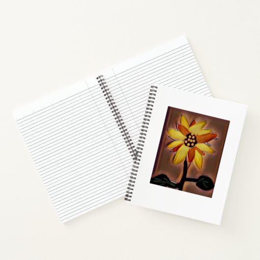 Spiral Notebook Sonnenblume Linde Notizblock (Innenseite)