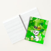 Spiral Notebook St. Patrick's Day Cat Beer Notizblock (Innenseite)