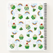 Spiral Notebook St. Patrick's Day Cupcakes Notizblock (Rückseite)