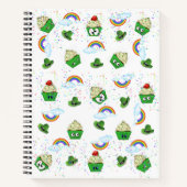 Spiral Notebook St. Patrick's Day Cupcakes Notizblock (Vorderseite)