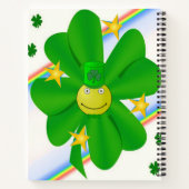 Spiral Notebook St. Patrick's Day Kleeblatt Notizblock (Rückseite)