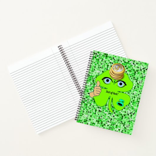 Spiral Notebook St. Patrick's Day Leprechaun Notizblock (Innenseite)