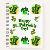 Spiral Notebook St. Patrick's Day Notizblock (Vorderseite)