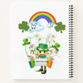 Spiral Notebook St. Patrick's Day Rainbow Notizblock (Rückseite)
