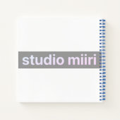 SPIRAL NOTEBOOK studio miiri Notizblock (Rückseite)