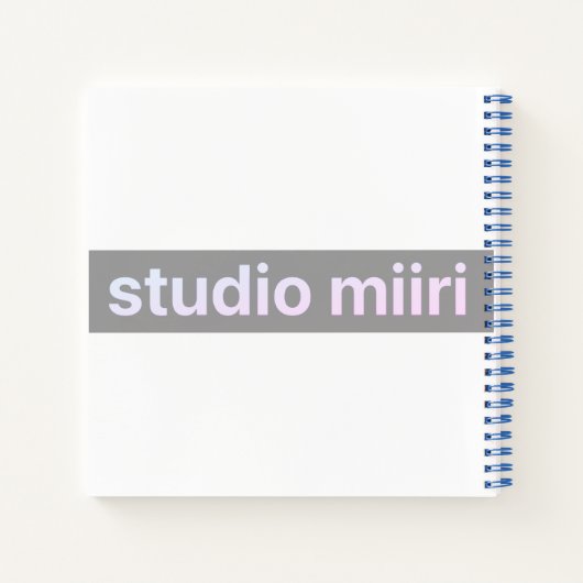 SPIRAL NOTEBOOK studio miiri Notizblock (Rückseite)