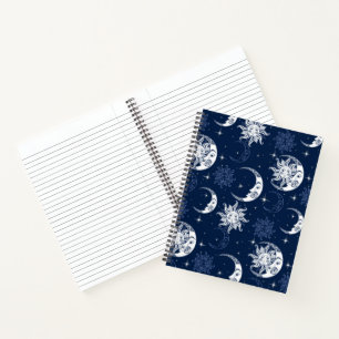 Spiral-Notebook Sun and Moons - Celestial Journal Notizblock