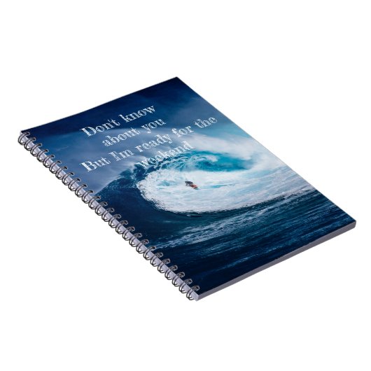 Spiral Notebook-Surfer Notizblock (Rechte Seite)
