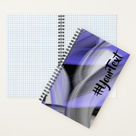 Spiral Notebook Trend Abstrakt Lavendel Violet Notizblock (Innen)
