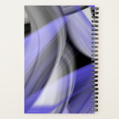 Spiral Notebook Trend Abstrakt Lavendel Violet Notizblock (Rückseite)