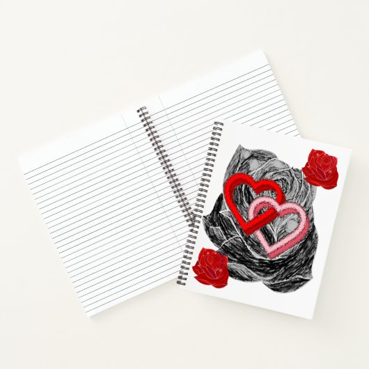 Spiral Notebook Valentine's Day Notizblock (Innenseite)
