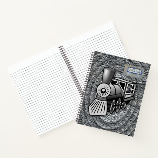 Spiral Notebook Vintag Train Notizblock (Innenseite)