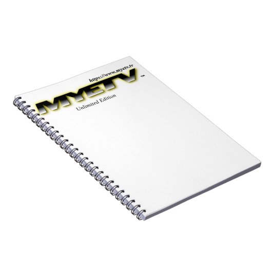 Spiral-Notebook von MYETV Notizblock (Rechte Seite)