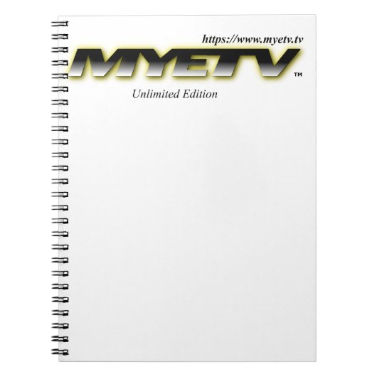 Spiral-Notebook von MYETV Notizblock (Vorderseite)