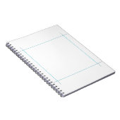 Spiral-Notebook-Vorlage Notizblock (Rechte Seite)