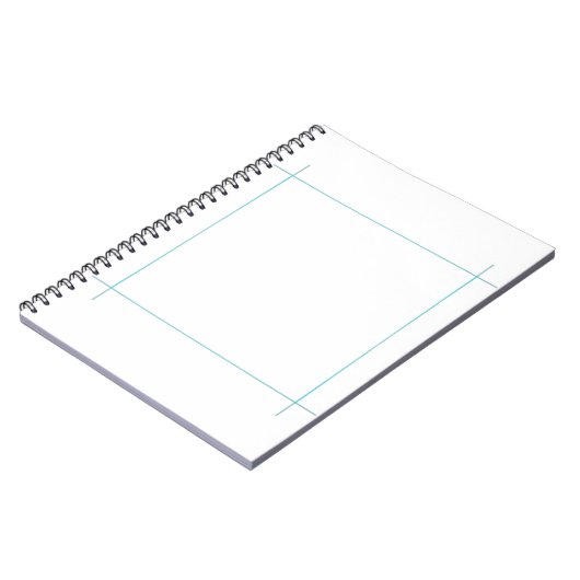 Spiral-Notebook-Vorlage Notizblock (Linke Seite)