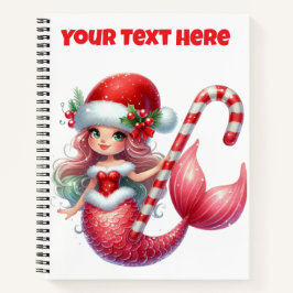 Spiral Notebook-Weihnachten Mermaid Journal Notizblock