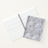 Spiral Notebook White Marble Notizblock (Innenseite)
