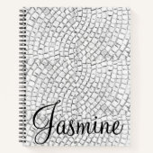 Spiral Notebook White Pavers Notizblock (Vorderseite)